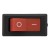 KCD2-101 red perforate 29 x 13 mm 2 pin ON - OFF rocker switch