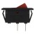 KCD2-101 red perforate 29 x 13 mm 2 pin ON - OFF rocker switch