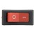 KCD2-102 red perforate 29 x 13 mm 3 pins ON - ON rocker switch