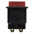 KCD4-201-10 red perforate 24 x 35 mm 4 pins ON - OFF rocker switch