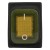 KCD4-2X1N yellow perforate 29 x 22 mm 4 pins ON - OFF waterproof 12V light rocker switch