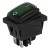 KCD4-2X1NR green perforate 29 x 22 mm 4 pins (ON) - OFF waterproof 220V light rocker switch