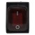 KCD4-2X1NR red perforate 29 x 22 mm 4 pins (ON) - OFF waterproof 220V light rocker switch