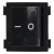 KCD7-301 black perforate 28 x 31 mm 6 pins ON - OFF rocker switch