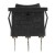 KCD1-103R black B type perforate 19 x 13 mm 3 pins (ON) - OFF - (ON) rocker switch