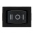 KCD1-103R black usual type perforate 19 x 13 mm 3 pins (ON) - OFF - (ON) rocker switch