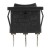 KCD1-103R black usual type perforate 19 x 13 mm 3 pins (ON) - OFF - (ON) rocker switch
