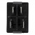 KCD1-201 red perforate 19 x 13 mm 4 pins ON - OFF rocker switch