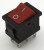 KCD1-202-R rocker switch with red color