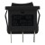 KCD1-203 black perforate 19 x 13 mm 6 pins ON - OFF - ON rocker switch