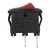 KCD1-11-2P red perforate 13.5 x 9 mm 2 pin ON - OFF small rocker switch