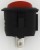 KCD1-101-5 red perforate diameter 20 mm 2 pin ON - OFF round rocker switch 