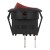 KCD1-101-8 red color upper circle lower square perforate diameter 20 mm 2 pins ON - OFF round rocker switch
