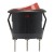 KCD1-102-5 transparent crystal perforate diameter 20 mm 3 pins ON - ON round rocker switch