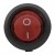 KCD1-102N-5 red color perforate diameter 20 mm 3 pins ON - OFF round rocker switch with 12V lamp