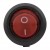 KCD1-102N-5 red color perforate diameter 20 mm 3 pins ON - OFF round rocker switch with 220V lamp