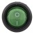 KCD1-102N-8 green color upper circle lower square perforate diameter 20 mm 3 pins ON - OFF round rocker switch with 12V lamp