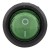 KCD1-102N-8 green color upper circle lower square perforate diameter 20 mm 3 pins ON - OFF round rocker switch with 220V lamp