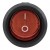 KCD1-102N-8 red color upper circle lower square perforate diameter 20 mm 3 pins ON - OFF round rocker switch with 12V lamp