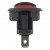 KCD1-102N-8 red color upper circle lower square perforate diameter 20 mm 3 pins ON - OFF round rocker switch with 12V lamp