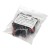 10pcs KCD1-102N-8 red color upper circle lower square perforate diameter 20 mm 3 pins ON - OFF round rocker switch with 220V lamp