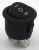 KCD1-103-5 black color perforate diameter 20 mm 3 pins ON - OFF - ON round rocker switch
