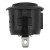 KCD1-103-5 black color perforate diameter 20 mm 3 pins ON - OFF - ON round rocker switch