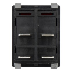 KCD2 KCD4 series rocker switch with 30x22 mm perforate dimensions