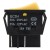 KCD4-201-3 perforate 30 x 22 mm 30A 4 pins ON - OFF yellow boat rocker switch