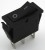 KCD3-102 black perforate 26 x 11 mm 3 pin ON - ON rocker switch