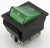 KCD4-202N green perforate 26 x 22 mm 6 pins ON - ON 220V light rocker switch