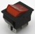 KCD7-202N red perforate 26 x 22 mm 6 pins ON - ON 220V light rocker switch