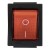 KCD7-202N red perforate 26 x 22 mm 6 pins ON - ON 220V light rocker switch