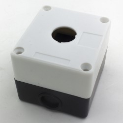 BX1-22W 1 hole white push button switch box for 22mm mounting hole push button switch