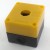 BX1-22W 1 hole yellow push button switch box for 22mm mounting hole push button switch