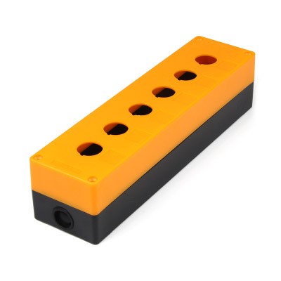 BX6-22Y push button switch box with yellow color