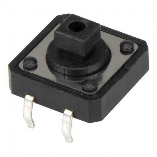 FAS12-S high quality 7.3mm height 12x12mm square black head insert mount tact switch