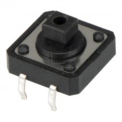FAS12-S 7.3mm height 12x12mm square black head insert tact switch 12*12mm mount touch switch