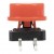 FAS12-S 7.3mm height 12x12mm square black head red cap insert mount tact switch