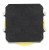 FAS12-S 7.3mm height 12x12mm square black head yellow cap insert mount tact switch