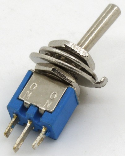 SMTS-102 series 5mm perforate diameter 3 pins ON - ON SPST 2 positions toggle switches