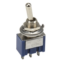 MTS-102 usual 6mm perforate diameter 3 pins ON - ON SPST 2 positions toggle switch