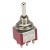 MTS-213 6mm perforate diameter 1 side self-lock 1 side reset 6 pins ON - OFF - (ON) DPDT 3 positions toggle switch