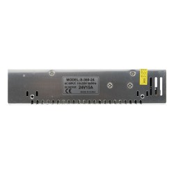 S-360-24 usual 360W DC 24V 15A output AC 110V/220V input single group switching power supply