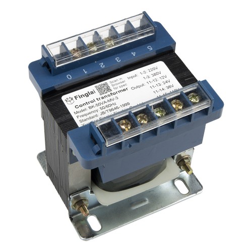 BK-50VA 50W AC 220V/380V input 12V 24V 36V 110V output single phase control power transformer